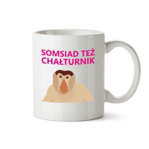 Kubek dla muzyka "Somsiad też chałturnik"