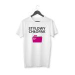 Koszulka biała "Stylowy chłopak"