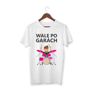 Koszulka biała "Walę po garach"